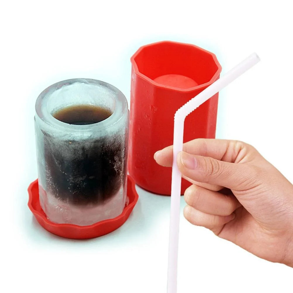 Silicone Cup Shape Ice Cube Mold Holes Ice Cube Maker Drink Container Cup Freeze Mould Stonego Kitchen Supplies