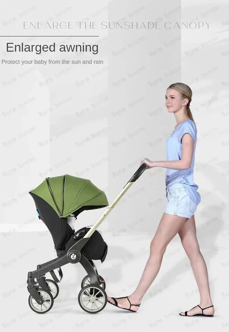 2025 NEW baby stroller 4in1 trolley car seat Multifunctional baby carriage luxury Foldable and portable strollers