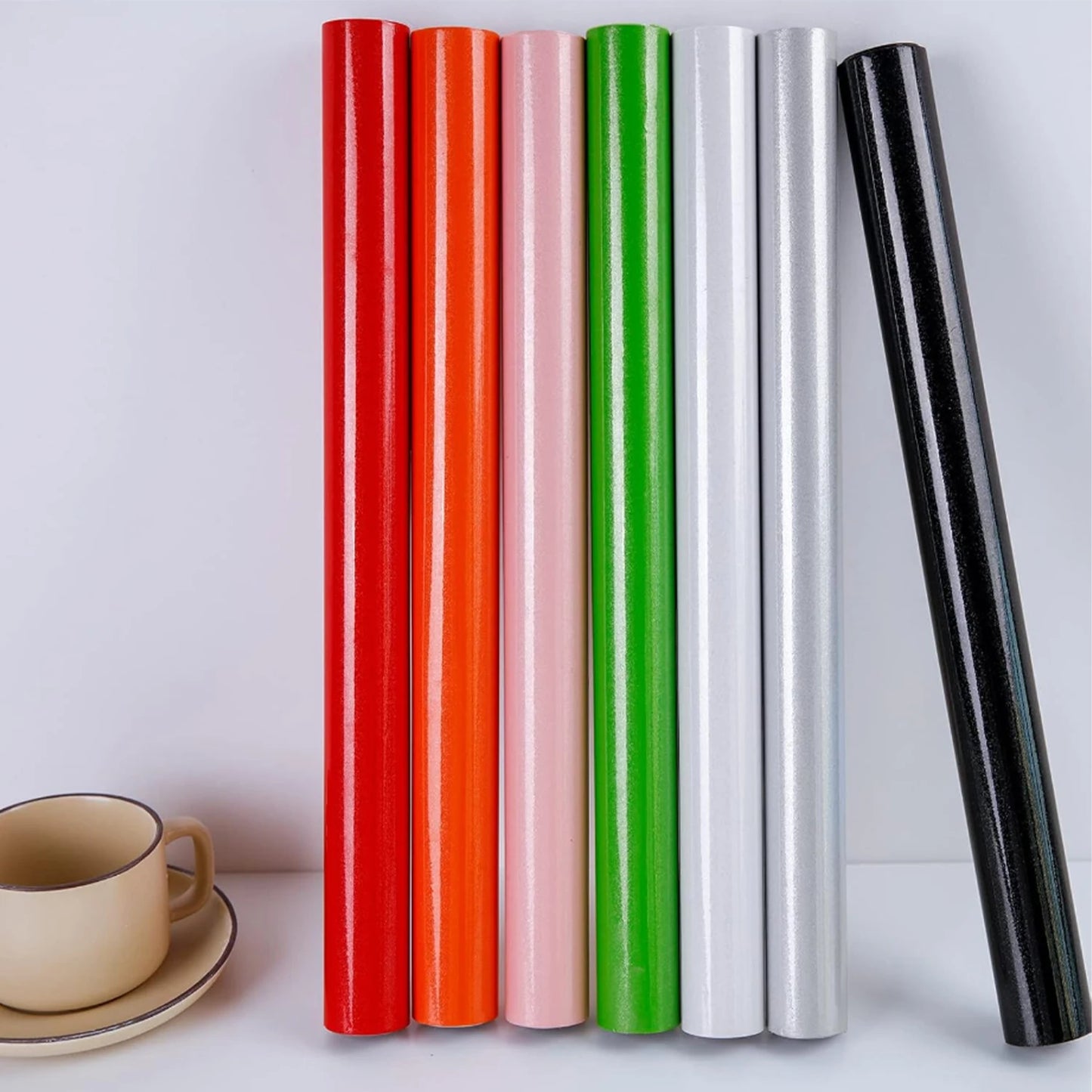 55cm Marble Vinyl Self Adhesive Wallpaper Waterproof Contact Paper PVC Wall Stickers for Kitchen Livingroom Home Decorative Film