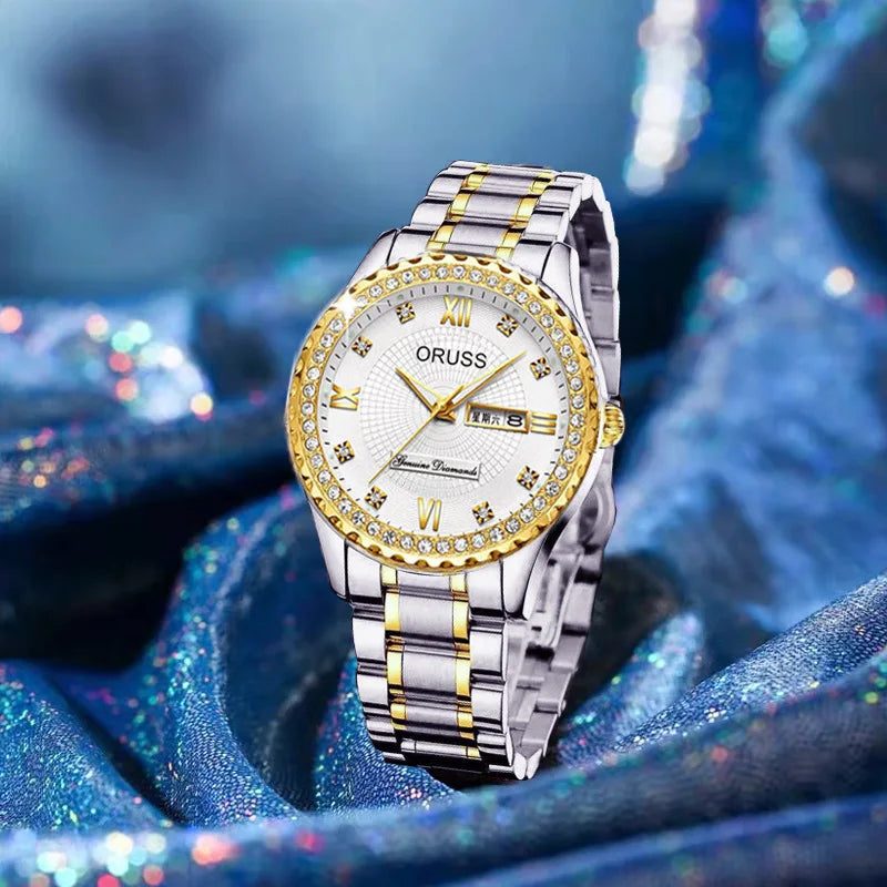 Women's Quartz Watch Luxury Minimalist Ladies Watch Precise Movement Luminous Hands Waterproof Design Niche Style Simple Elegant