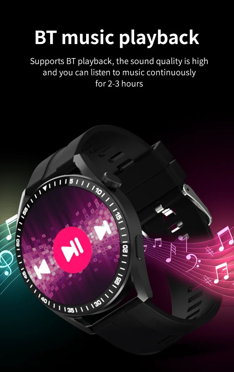 2024 New Smart Watch Men Women AMOLED 420*420 HD Screen Heart Rate Bluetooth Calls Waterproof SmartWatch Android IOS For Huawei