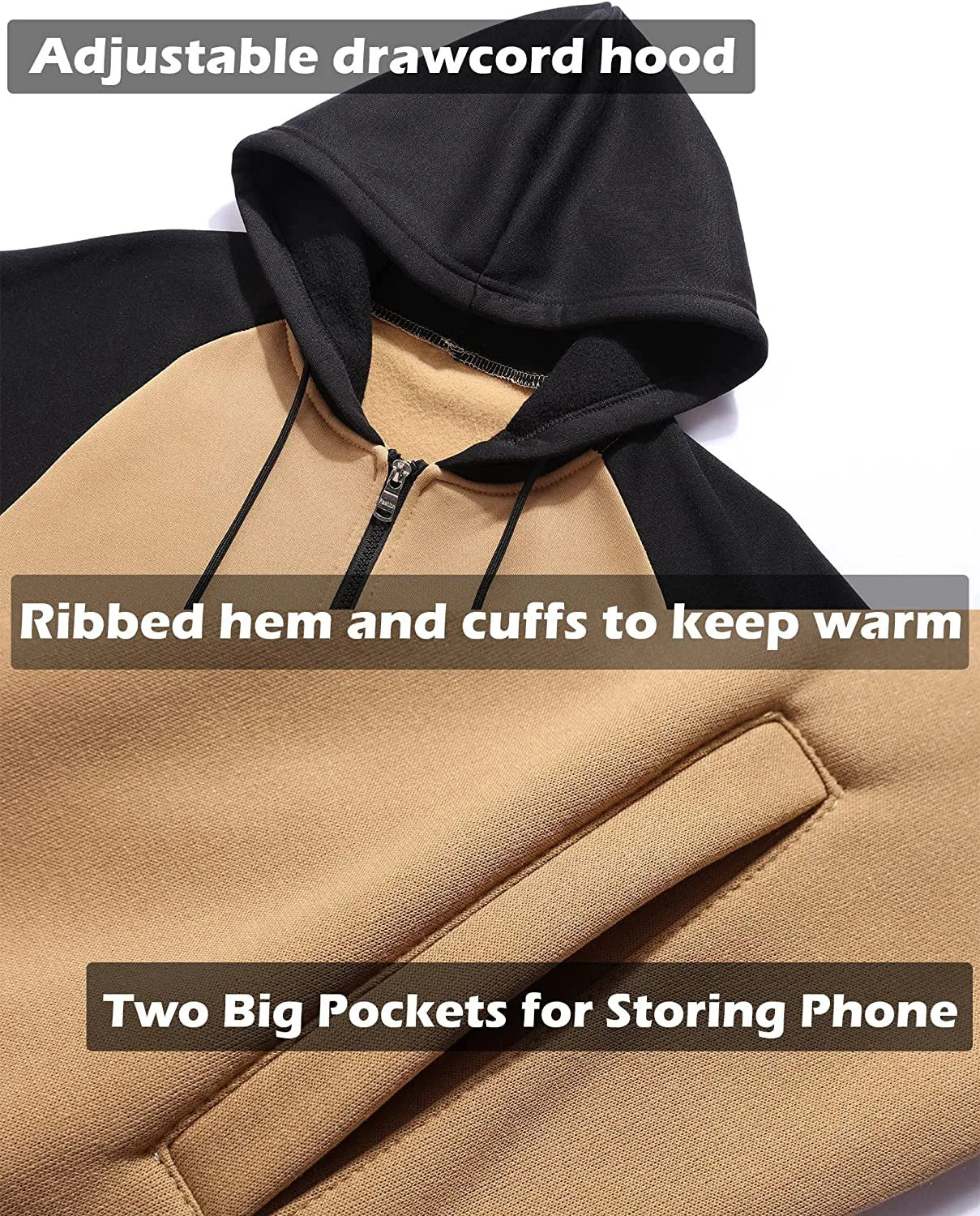 2024 Men's Jacket Fashion Spliced Autumn Jackets for Men Fleece Long Sleeve Coat Man Casual Hoodies Streetwear Men's Coats