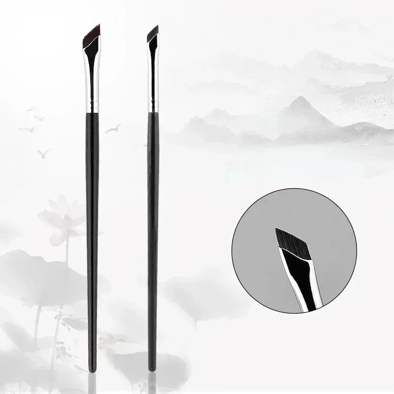 1/5pcs Eyeliner Brush Eyeshadow Blade Brush Detail Brush Diagonal Eyebrow Brushes Undereyelid To Sleeping Silkworm Makeup Tools
