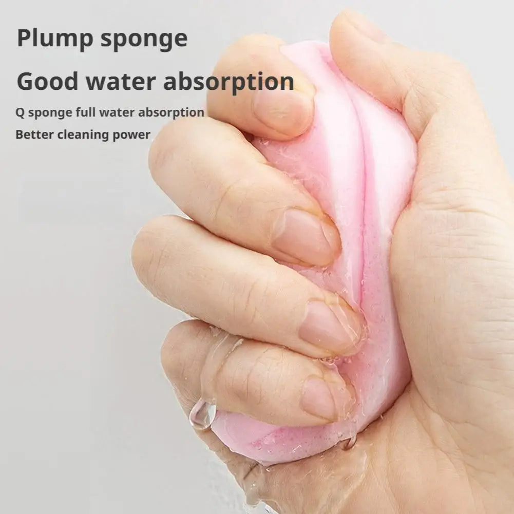 12PCS Facial Sponge Compressed, Face Cleansing Sponge Cosmetic Wet Puff Dry Wet Makeup Facial Sponge Round Wash Face Sponges