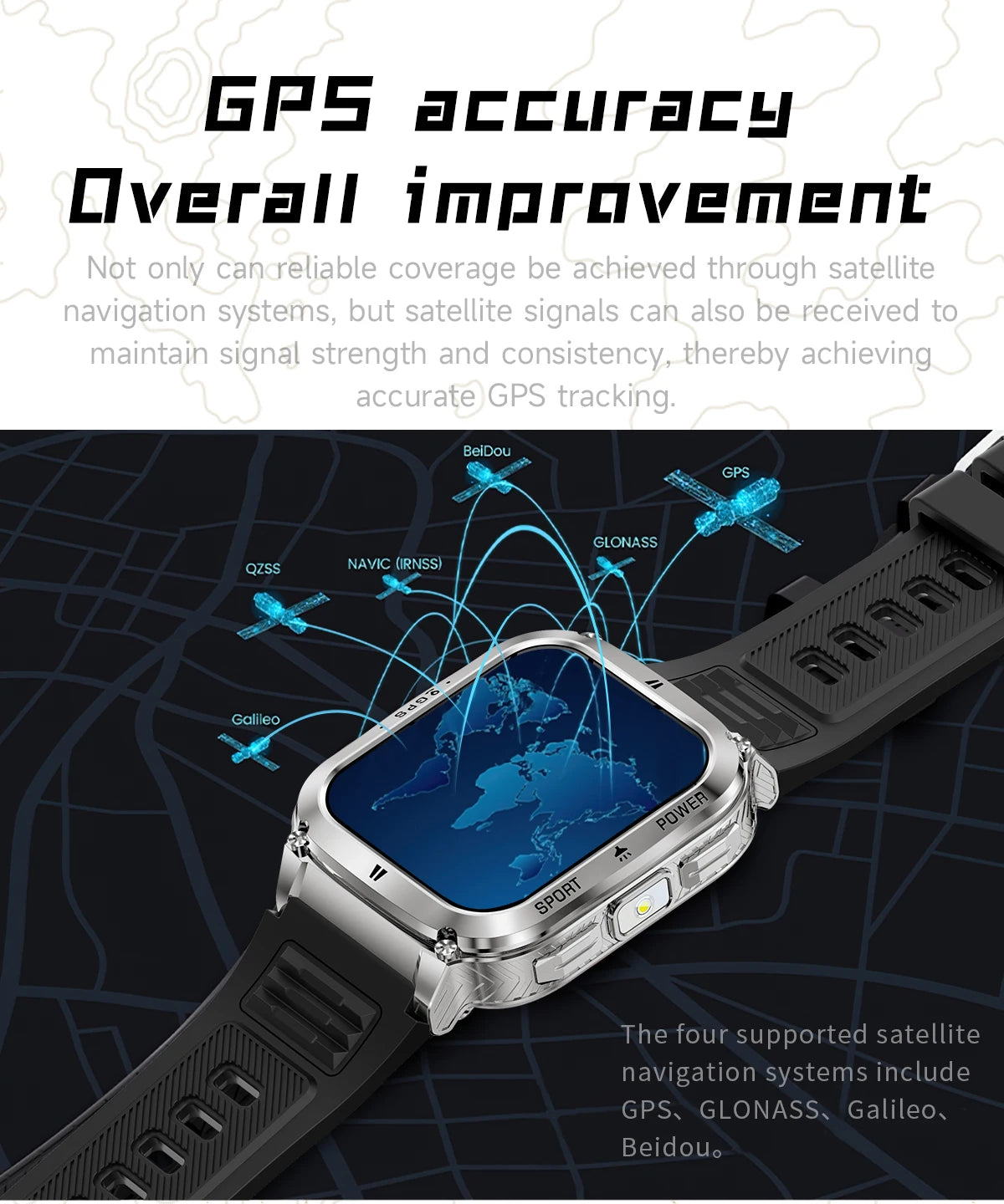 Smart Watch Men Women 1.83" AMOLED Screen 1000mAh Bluetooth Call Sports Fitness Bracelet IP68 Waterproof Smartwatch For Android