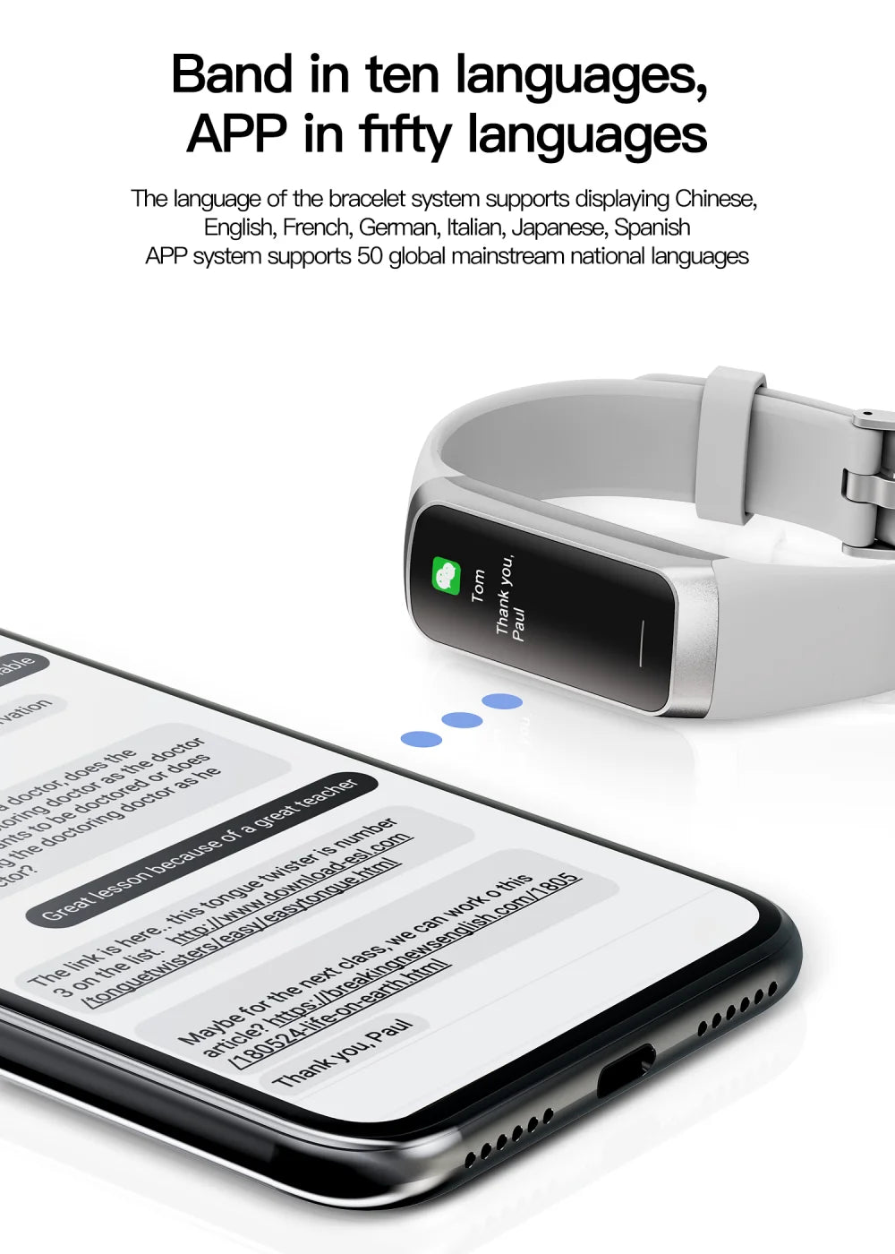 696 Smart Watches 1.1-Inch AMOLED Screen Blue Tooth Call Measurement Temperature Heart Rate Sleep Sports Health Bracelet Women