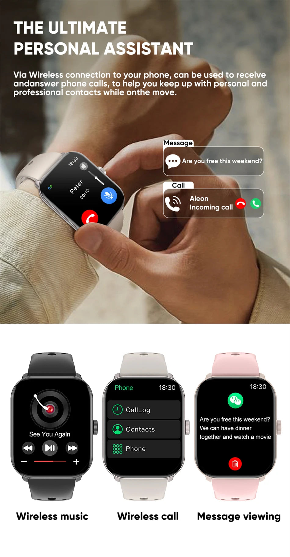 Watch 5 Smart Watch Men HD AMOLED Screen Fitness Tracker Heart Rate Bluetooth Call GPS Track Waterproof Sports SmartWatch Women
