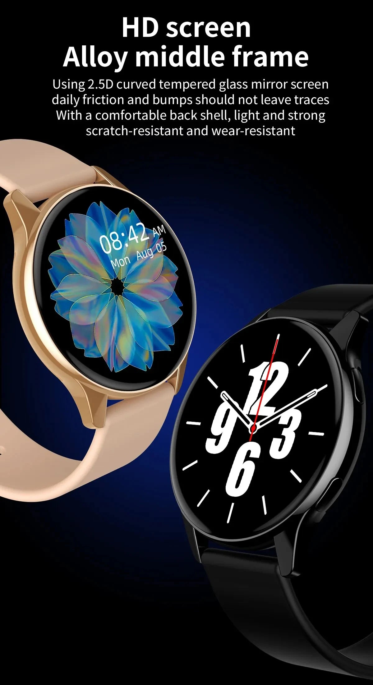 LIGE New Smart Watch 2026 Wireless Charging Custom Watch Face Smartwatch Bluetooth Call Smart Watches Men Women Fitness Bracelet