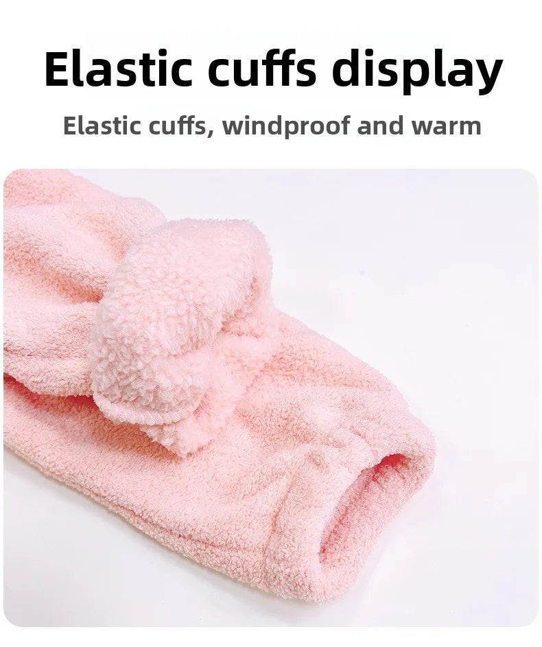 2026 New Girls Jackets Autumn Coat Winter Thermal Fleece Jacket for Children 1-10Yrs Kids Coats Warm Korean Outerwear