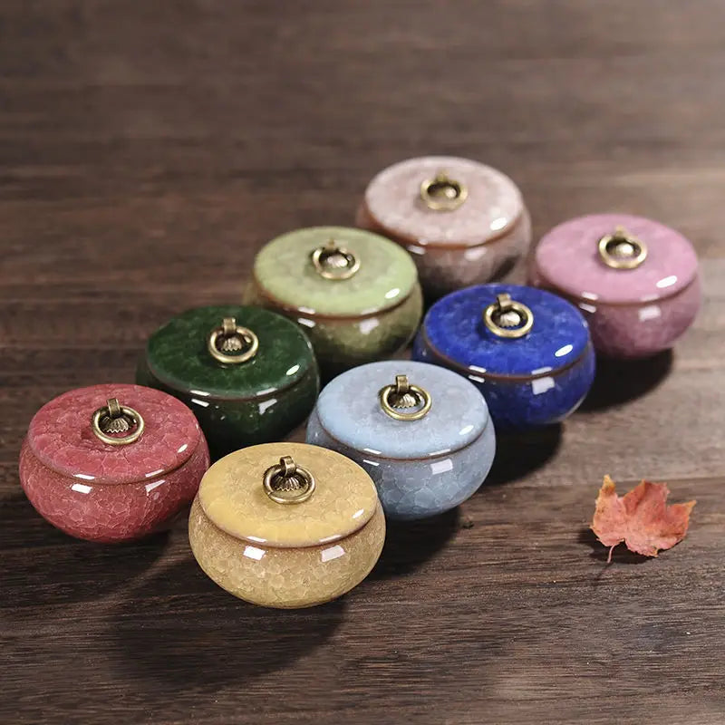 Portable Tea Coffee Sugar Jar Mini Airtight Kitchen Jar Storage Container with Lid China Storage Bottles & Jars Home Decor Gifts