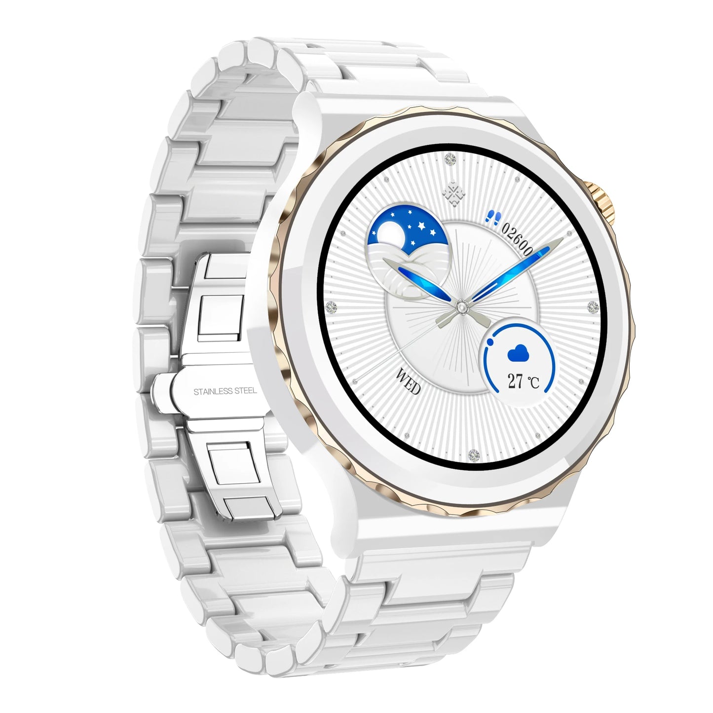 Smart Watch Unisex Smart Watches Bluetooth Call GPS Activity Tracker 24-hour Health Test Wrist Watches Women's Health Monitoring