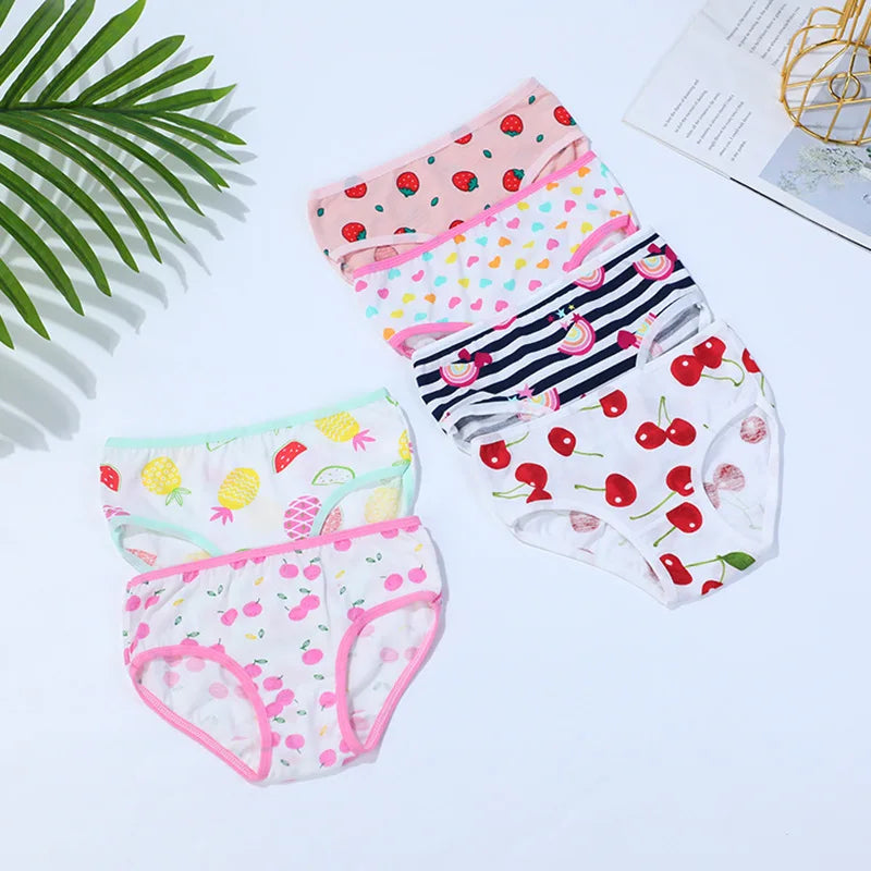 Character mix Infantil Girls Panties 12pc/bag Baby 100%Cotton Children Underwear Kids Girl Briefs 0-12year pants students