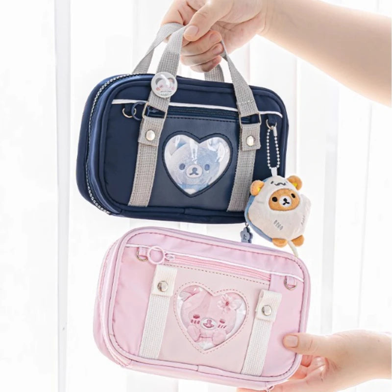 New Arrivals Large Capacity Makeup Bags  Academic Style Cosmetic Bag Multifunctional Fabric Storage Bag for Women Wholesales