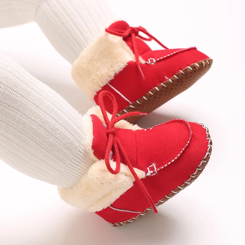 Winter Boots For Baby Boys And Girls Snow Soft Sole Anti Slip And Warm Flat Shoes Baby's First Walking Baby Shoes Boots 0-18
