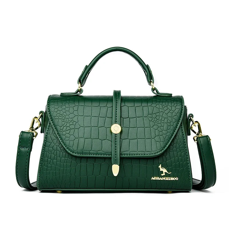 Premium Leather Crossbody Bags for Women Female Shoulder Messenger Bags Luxury Designer Handbags and Purses