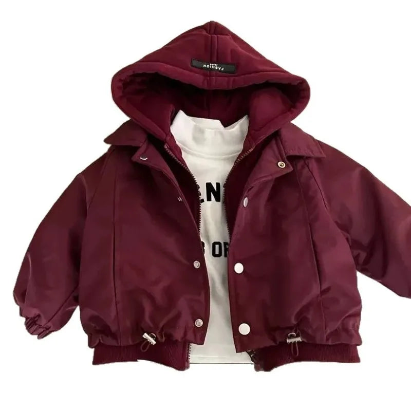 Children Clothing Baby Coat Winter Hoodie Thick Cotton Jacket Girls Kids Jackets for Girls Winter Clothes for Boys Ropa De Niña