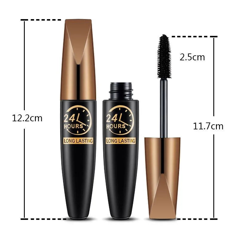 5D Eye Black Mascara Waterproof Lengthens Eyelashes Extension Silk Fiber Mascare Eye Makeup for Women Cosmetic Korean Make up