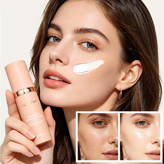 Color Changing Liquid Foundation, Waterproof and Sweat Resistant, Durable Formula, Light Fitting, Natural Makeup Effect