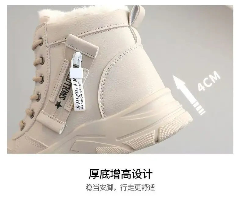 New Winter Women Boots Lace Up Women Sneakers Snow Ankle Boots Waterproof Platform Boots Comfortable Warm Casual Shoes for Women