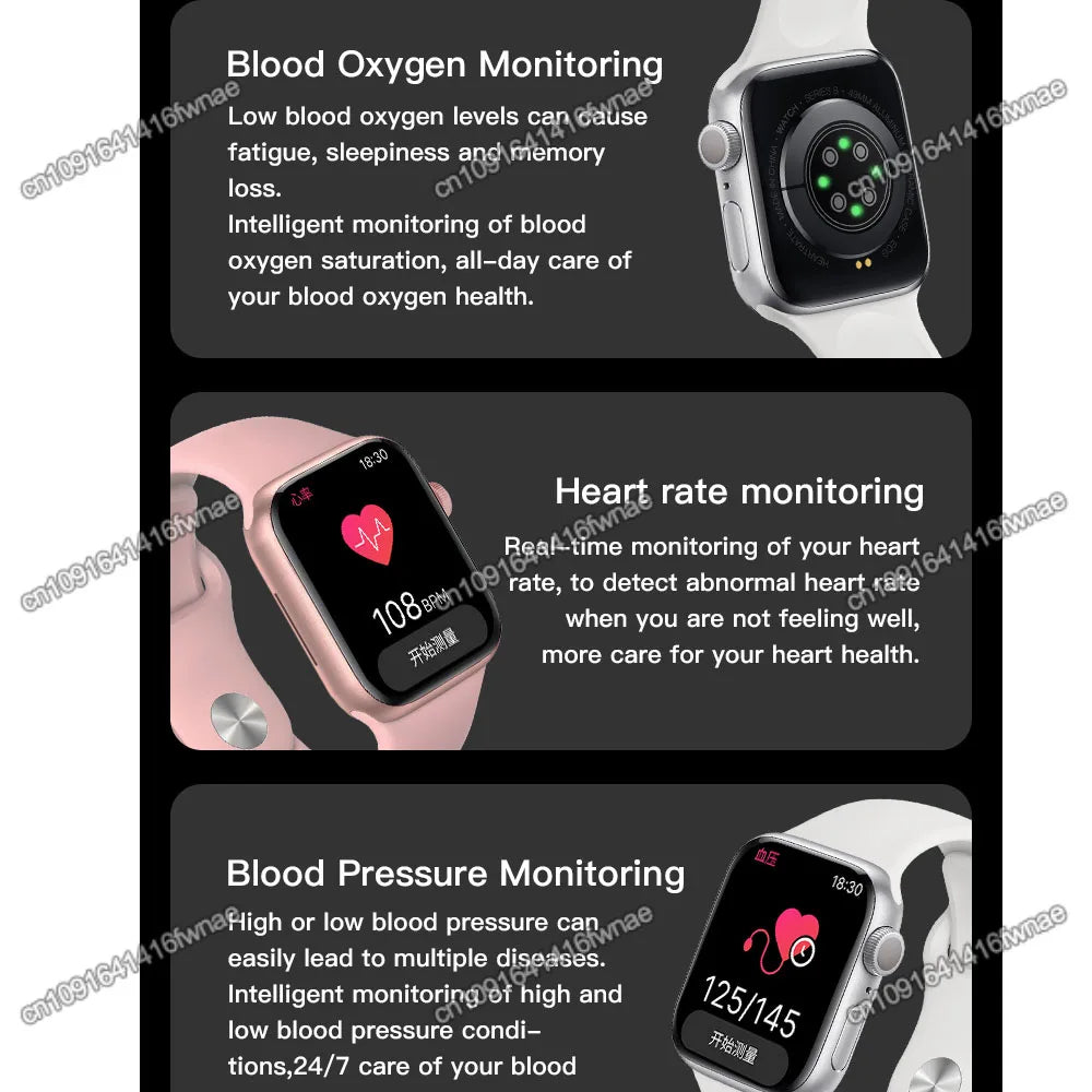 For Apple Watch Series 10 New GPS Smart Watch Men Always On Display Bluetooth Call Game Wireless Charging Women Sport Smartwatch