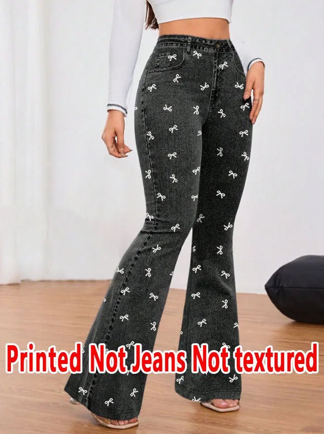 1298 Women'S Three-Quarter Leggings with Printed Designs