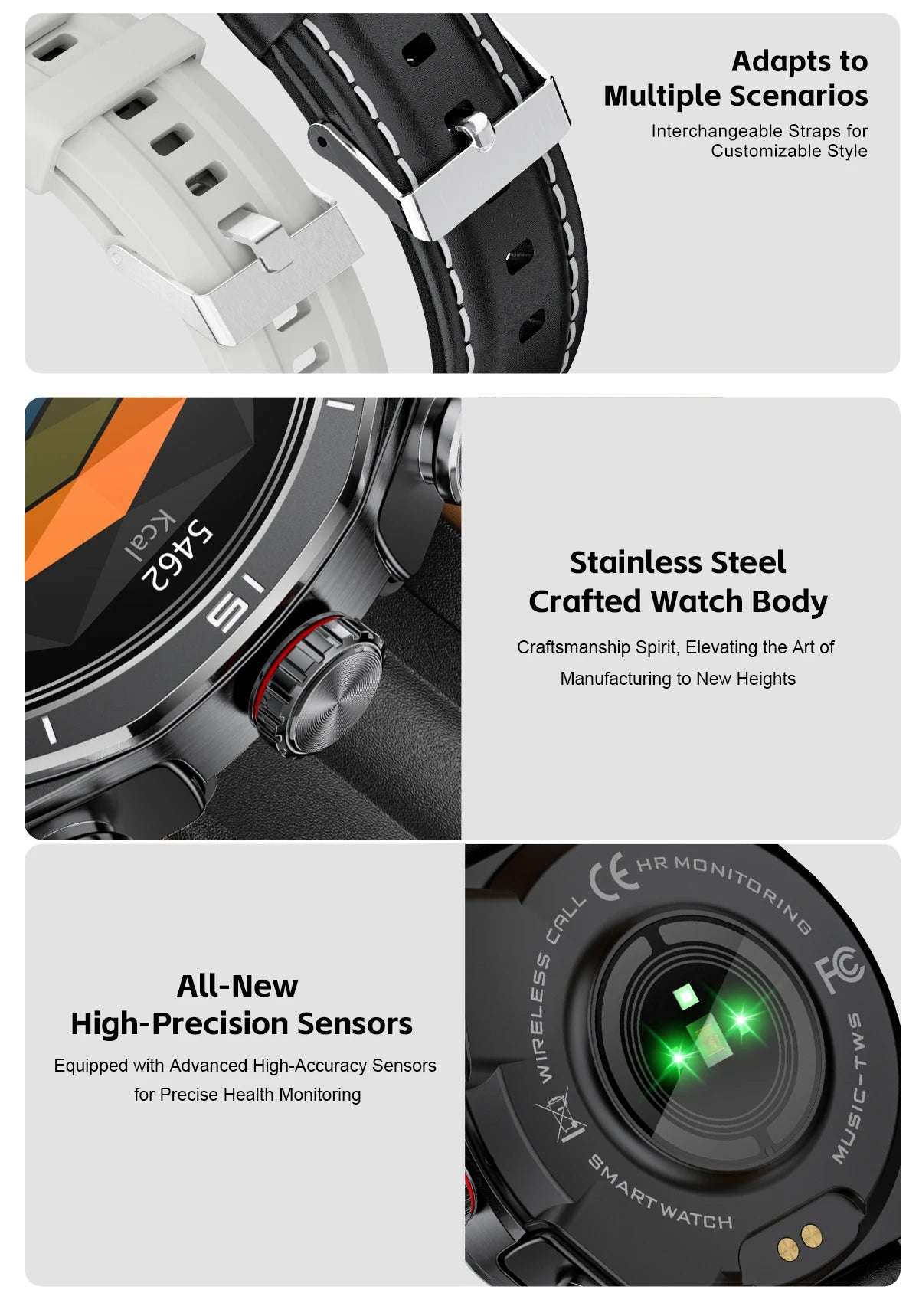 2026 New Smart Watch Men TWS 2-in-1 Bluetooth Earphones With Built-in Speaker HIFI  1.53HD SCreen Bluetooth Call IP67 Waterproof