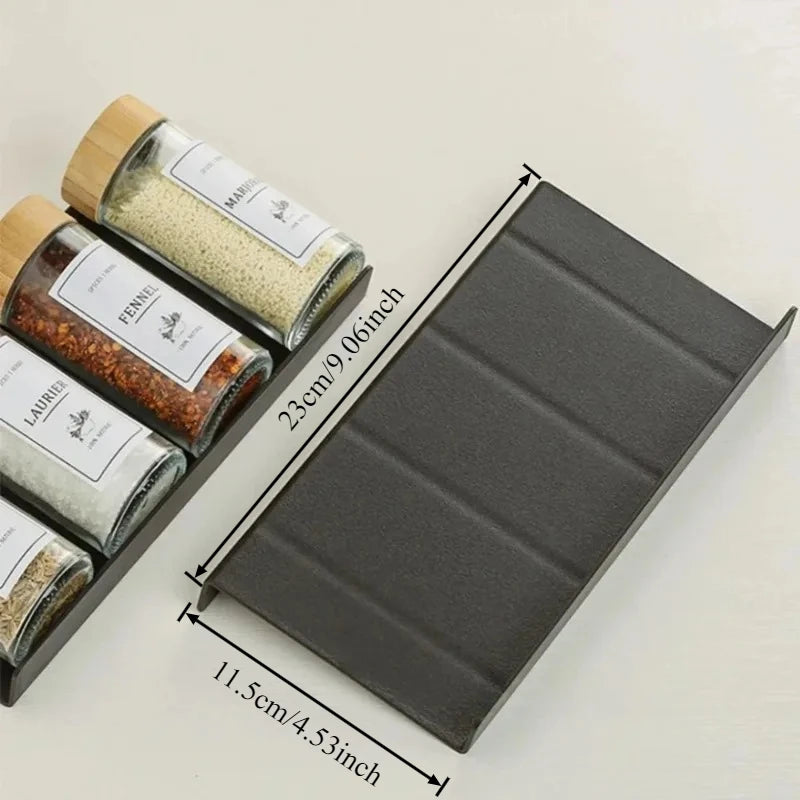 2 Layers Kitchen Spice Drawer Organizer Adjustable Spice Rack for Spice Jars Seasoning Bottles Cabinet Pantry Kitchen Organizer