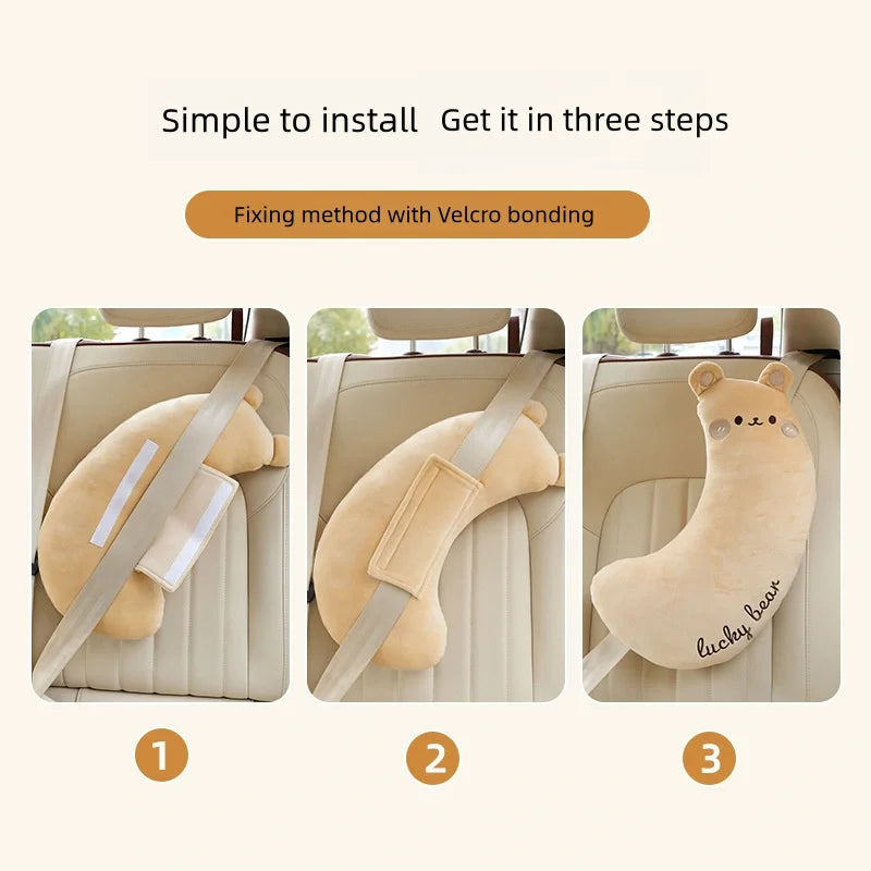 Universal Baby Car Seat Belt Pillow And Sleep Positioner Protector Adjustable Shoulder Pad for Infant Car Safety Seat