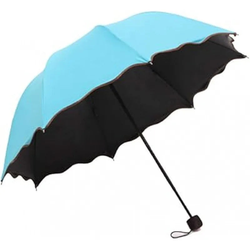 1 PCS rain sunshine both umbrella , With a Fashionable Design That Blooms When Exposed to Water, Providing Shade ,Sun Protection
