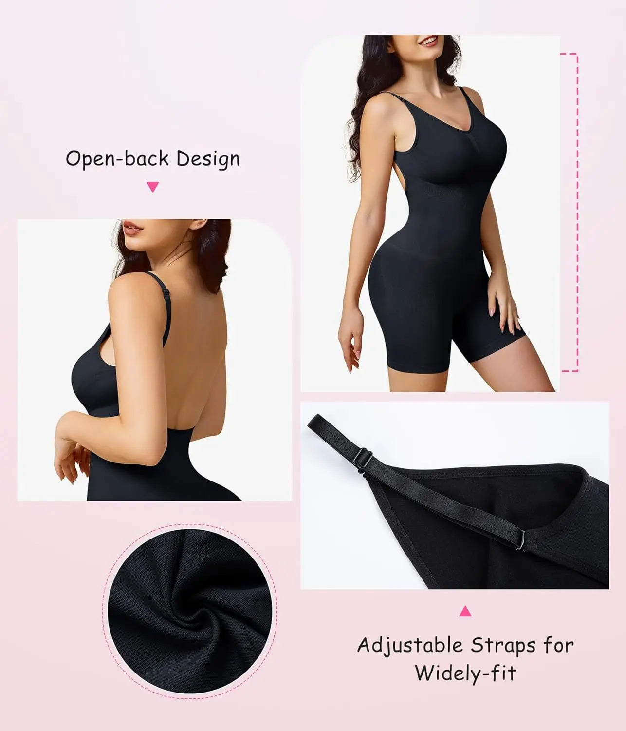 Women Colombianas Corset Slimming Butt Lifter Full Body Shaper Seamless Bodysuit Compression Open Crotch Push Up Shapewear