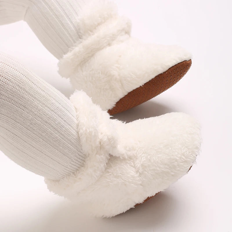 Winter Boots For Baby Boys And Girls Snow Soft Sole Anti Slip And Warm Flat Shoes Baby's First Walking Baby Shoes Boots 0-18