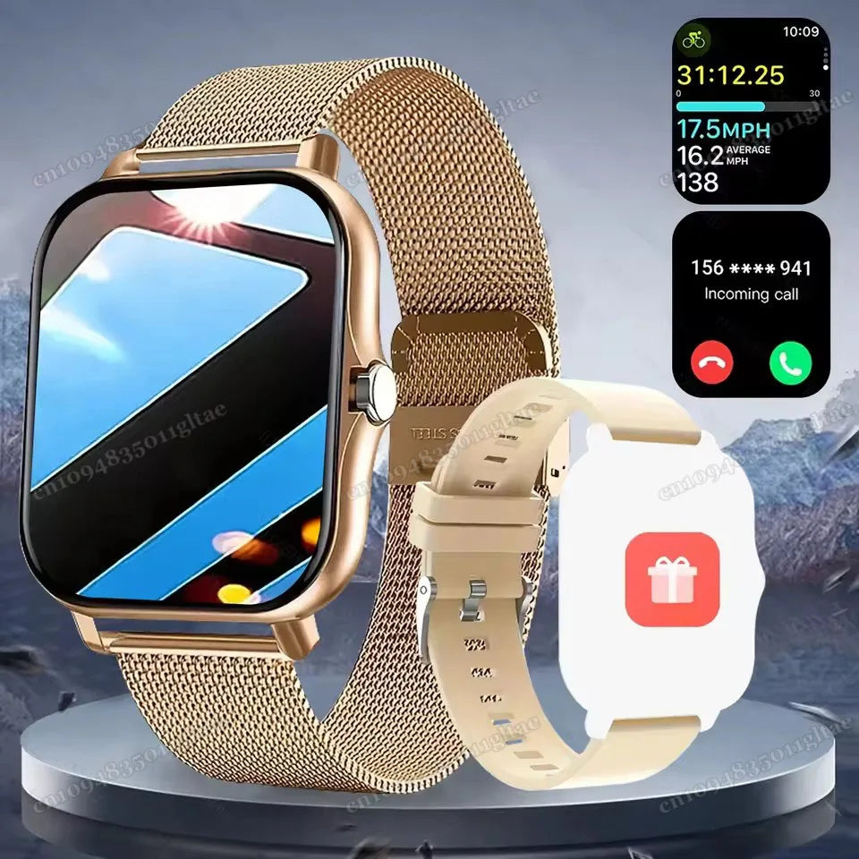 Smart Watch For Android IOS Watches 2.01inch HD Display Bluetooth Call Message Alert Music Sports Mode Smartwatch Men Women Gift