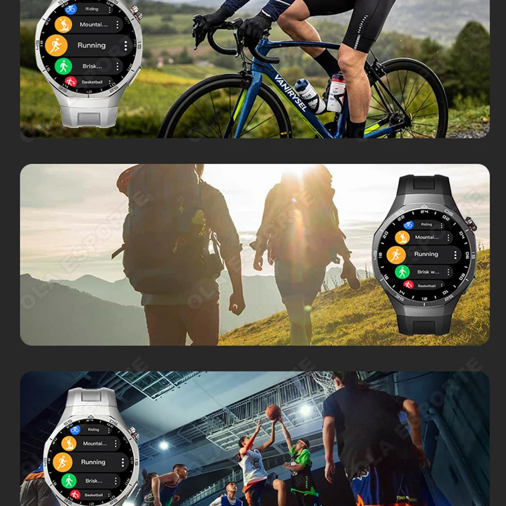 Smart Watches For Men Women 1.5" 360*360 HD Screen 330mAh Battery Heart Rate Sleep Health Bluetooth Call Watches For Man HT30