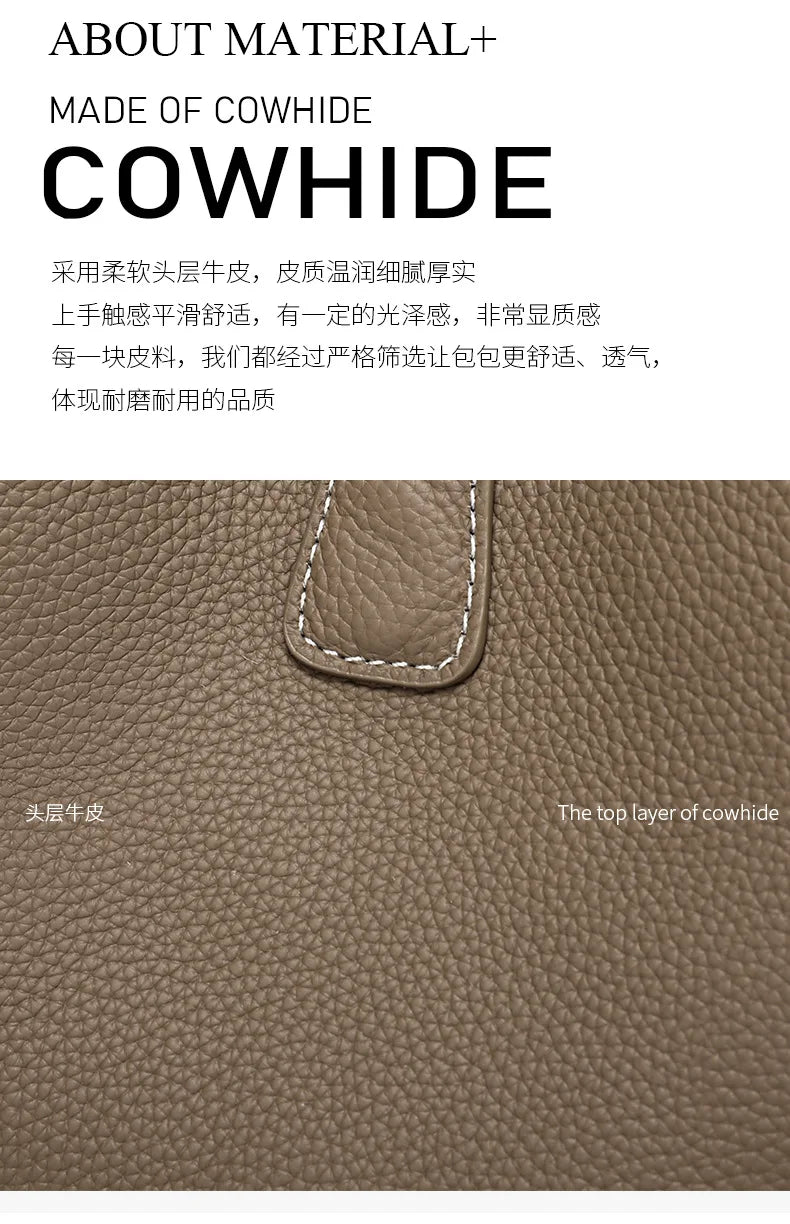 Retro bucket bag women's fashionable handbag large capacity new single shoulder crossbody bag Soft Leather multi-color wallet