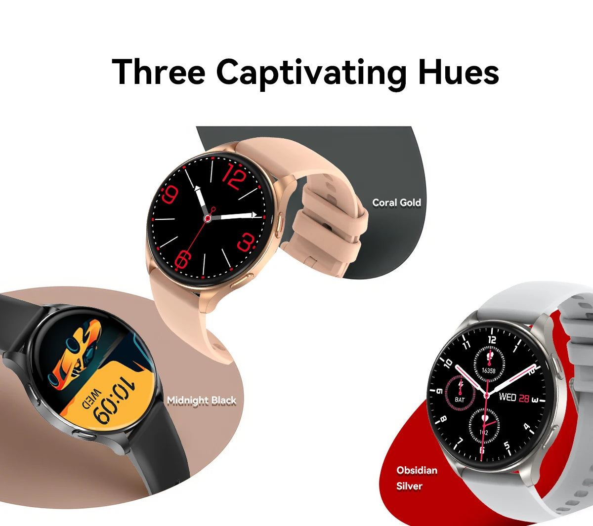 Blackview 2024 New Smartwatch X20 Watch AMOLED Display Hi-Fi Bluetooth Phone Calls Health and Fitness Tracking