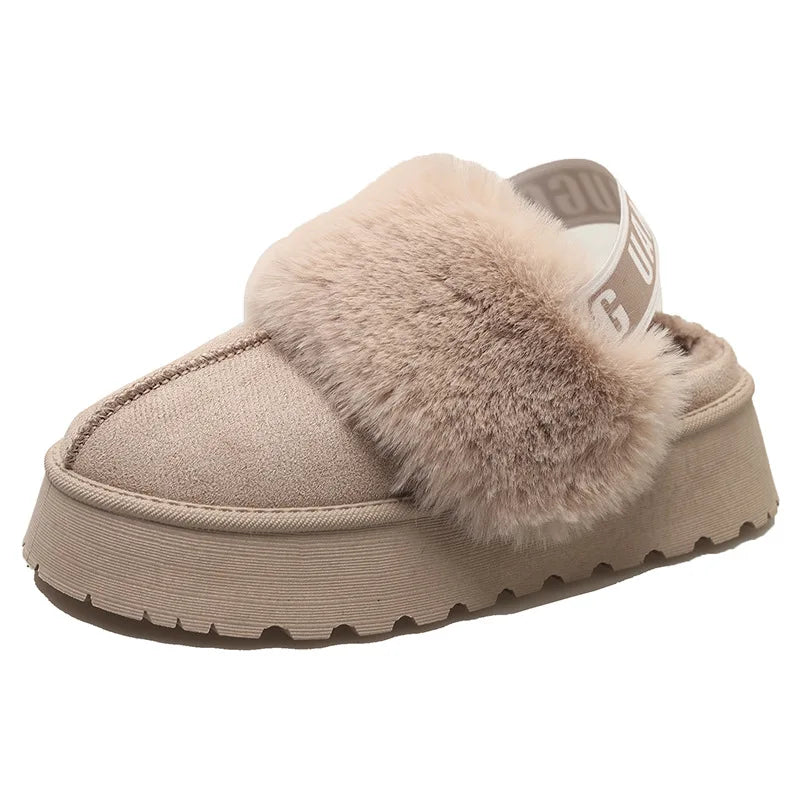 2024 New Winter Snow Boots for Women - Fur Lined with Thick Fleece and Warm Cotton