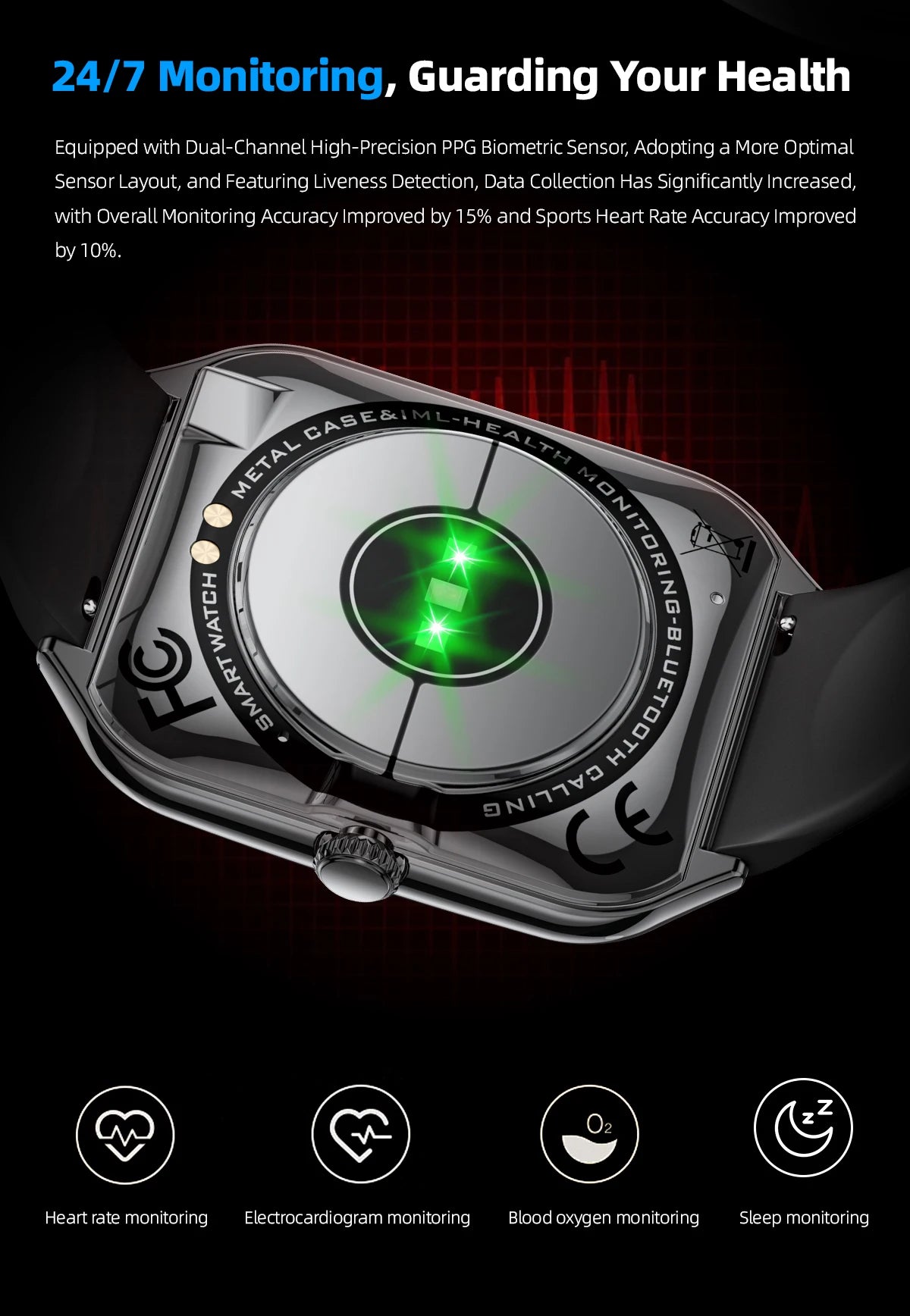 New Ultra Thin Smart Watch Men 1.96' AMOLED HD Pixel Display Always Show Time BT Call Reminder Smartwatch Ladies For Android iOS
