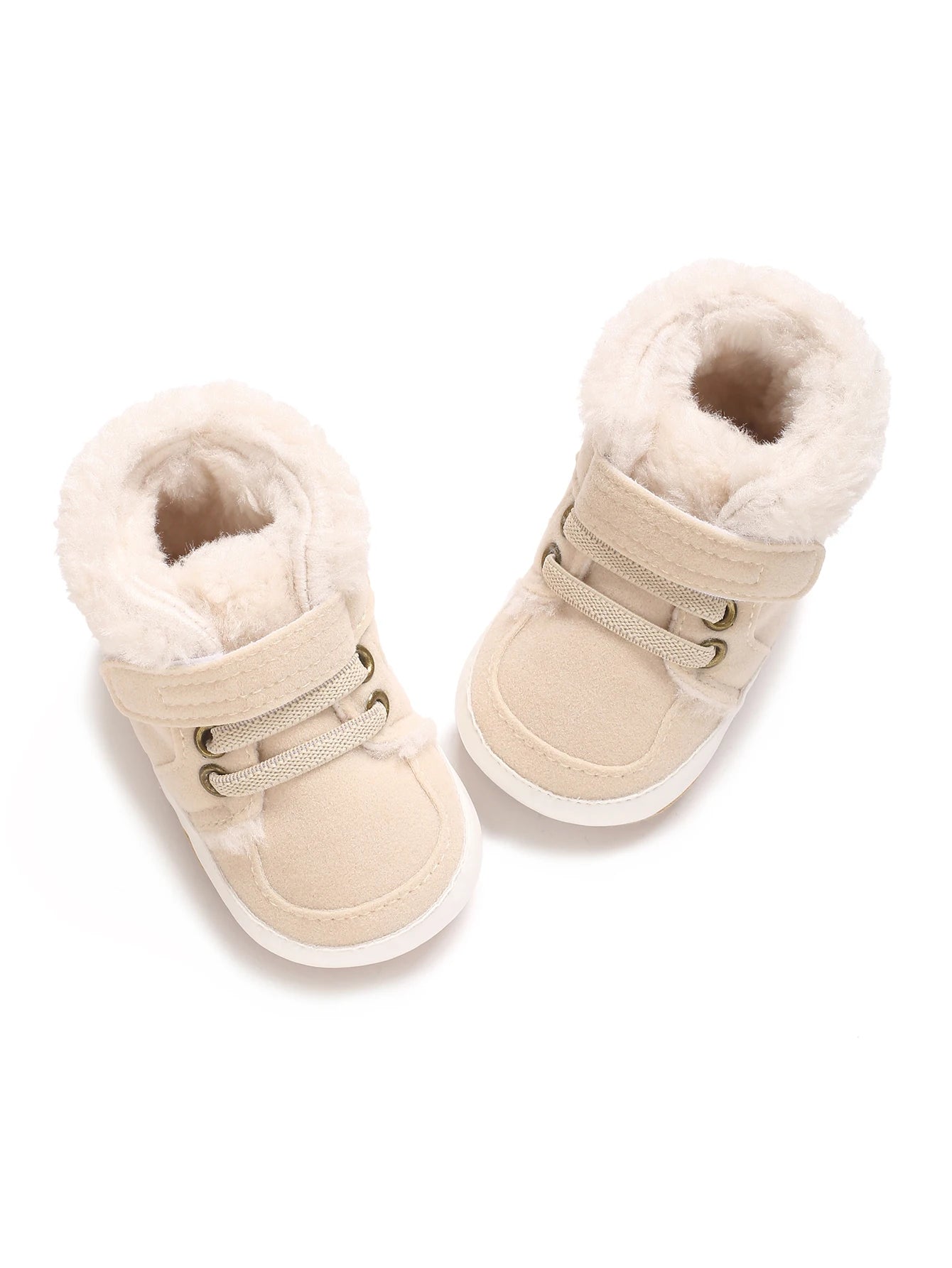 Baby Winter Boots - Soft Cotton Snow Shoes for Toddlers | Warm First Walkers 0-24M | Solid Color Design"