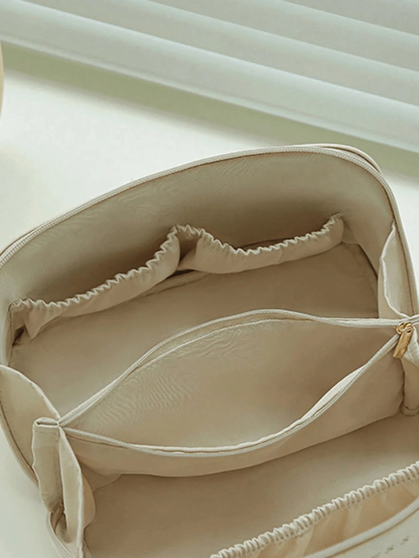 Large Travel Cosmetic Bag for Women Leather Makeup Organizer Female Toiletry Kit Bags Make Up Case Storage Pouch Luxury Lady Box