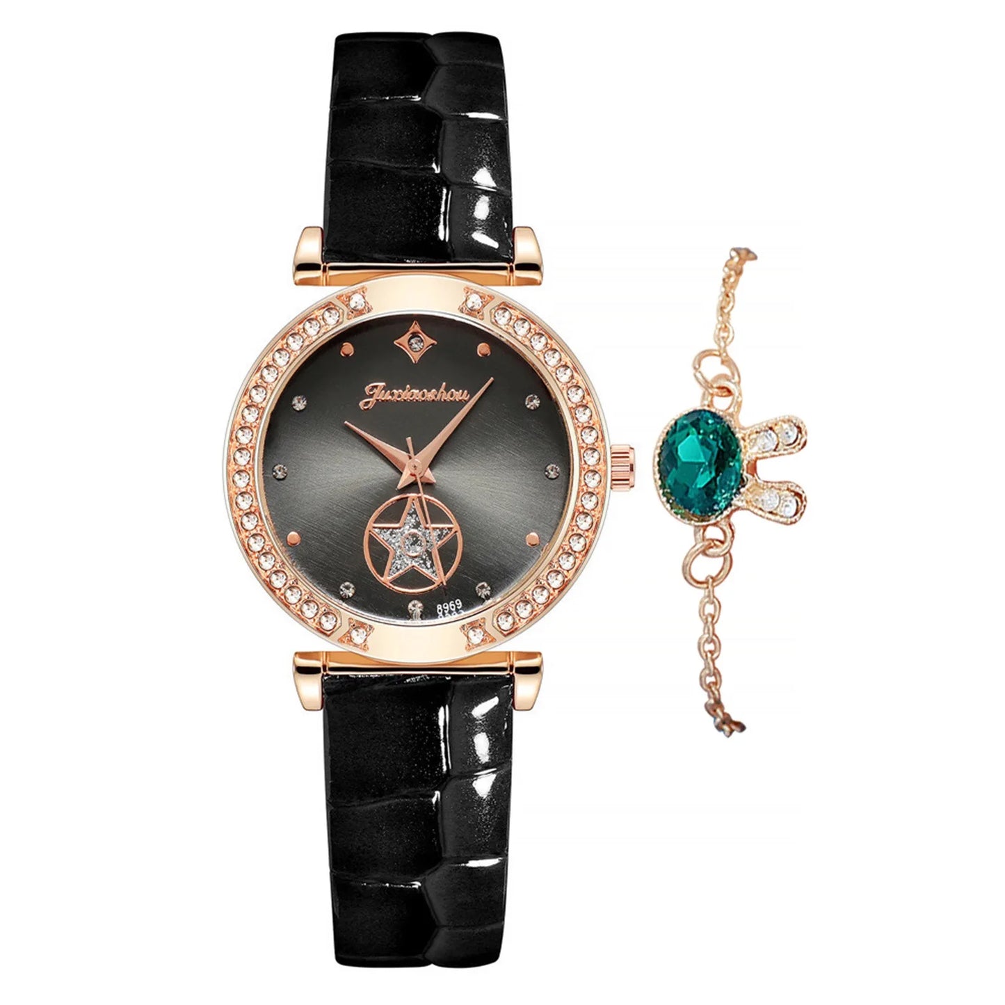 Watch For Women Watch Set With Bracelet Women'S Smooth Belt Quartz Watches, Luxurious And Fashionable Women'S Quartz Watches