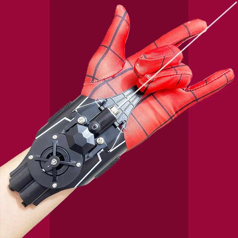 ML Legends Spiderman Web Shooters Toys Spider Man Wrist Launcher Cosplay Peter Parker Accessories Props Gloves Gift for Children