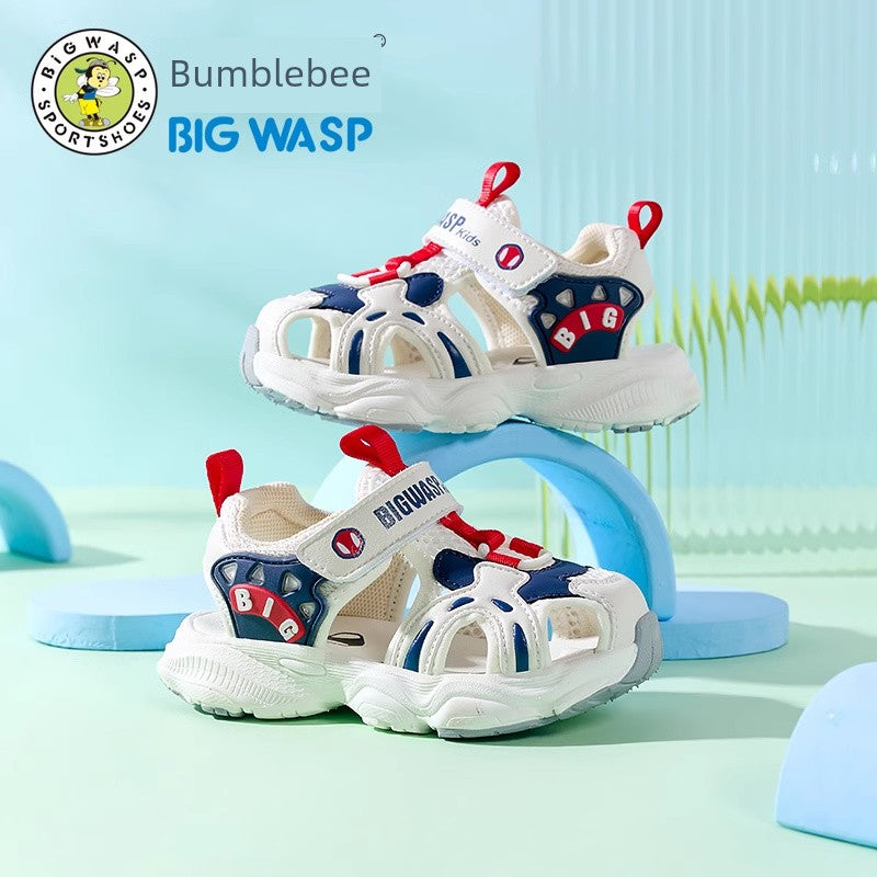Bumblebee Soft Bottom Breathable Children's Shoes for 1-3 Years Old Infants