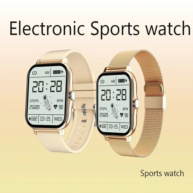 New Smartwatch 1.68" Screen Health Monitoring Watches IP68 Waterproof Sports Fitness Smart Watch for Men Women Reloj Hombre