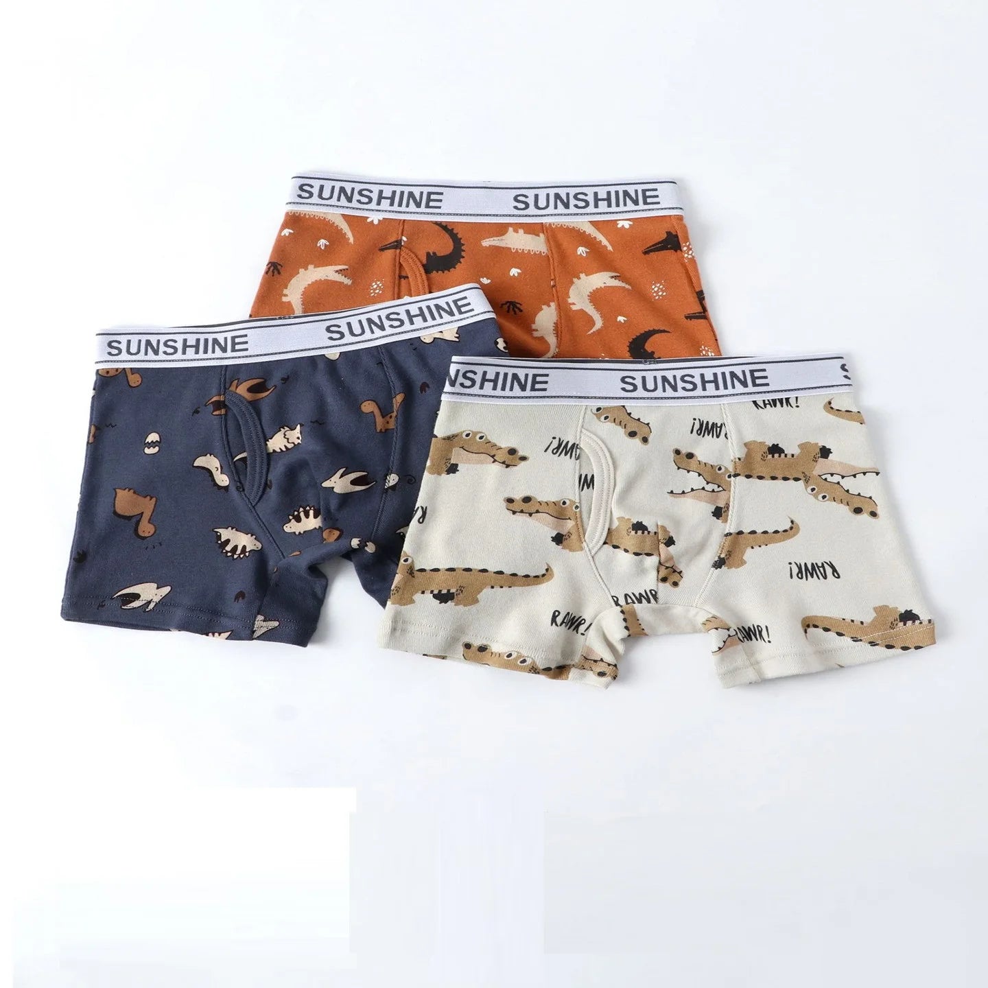 new high quality boys boxer shorts panties kids 100%cotton children underwear 2-9year 3pcs/lot students pants