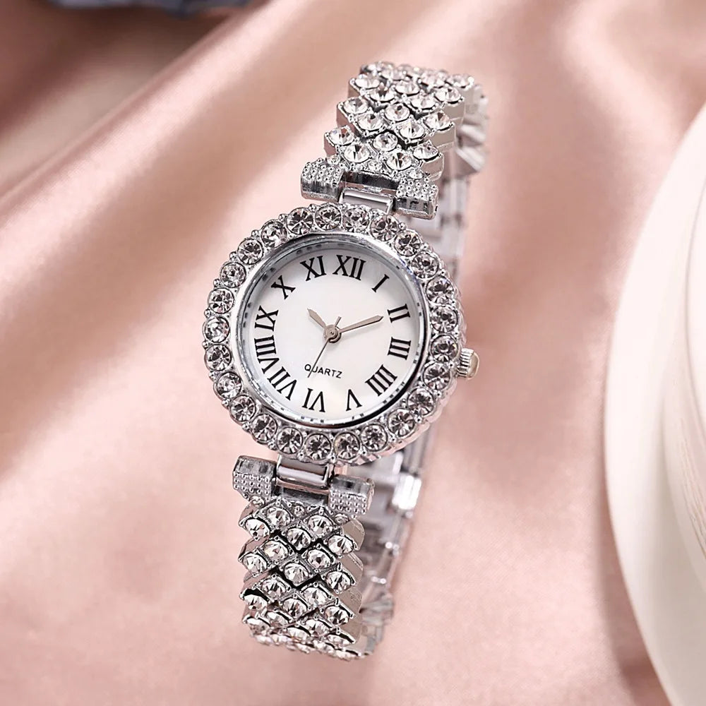 Watch for Women Watches 2023 Best Selling Products Luxury Watch Rhinestone Brand Reloj Mujer Watch Bracelet Set Diamond Steel