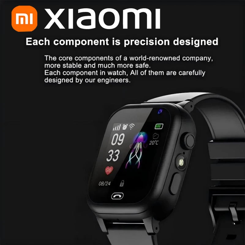 Xiaomi Kids Smartwatch 4G Wifi SOS GPS Location Video Call Analogue Card Waterproof Watch Camera Boys Girls Upgrade New Watch