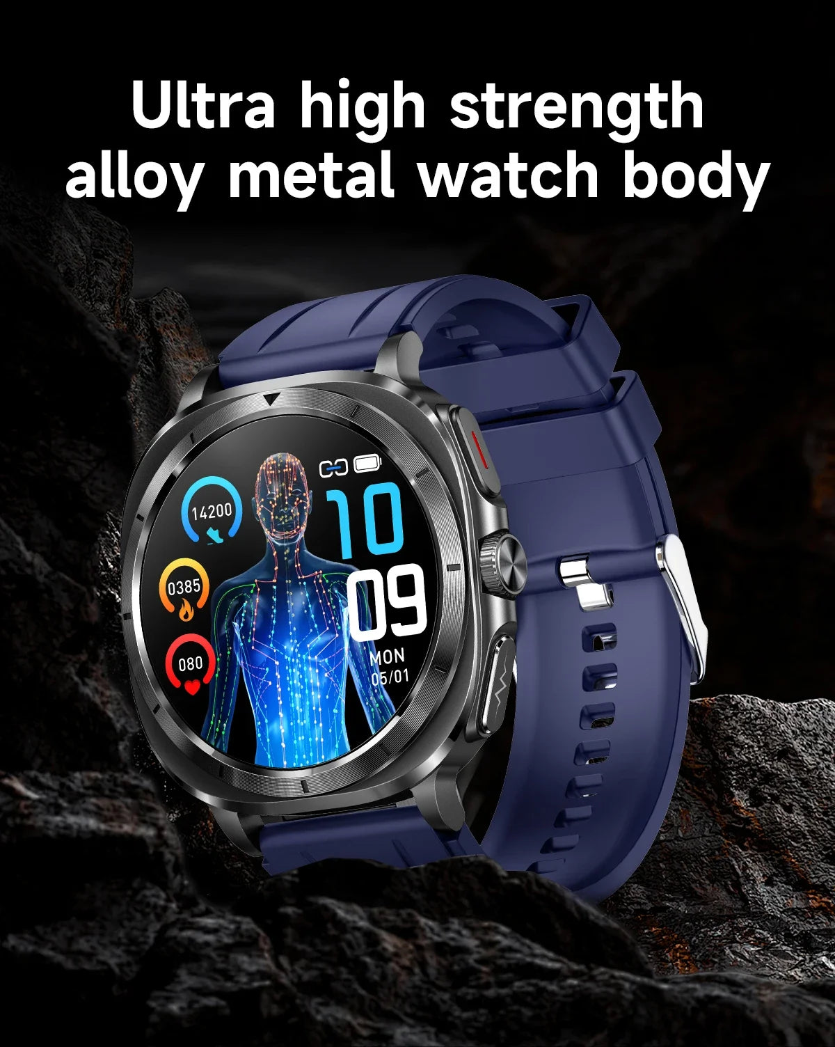 New Clinical level Smart Watch Men NFC ECG+PPG Organ monitor Blood Lipids Uric Acid Bluetooth Call Health Laser Therapy watches