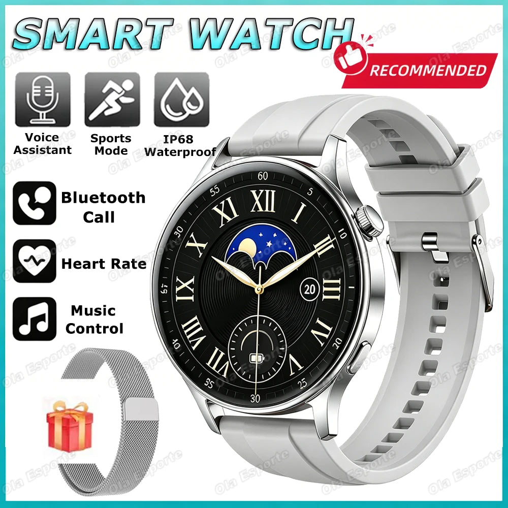 2026 New Smart Watch For Men Women 1.52" Full Touch Screen Waterproof Health and Sleep Monitor Multi-function Smart Watch HW12
