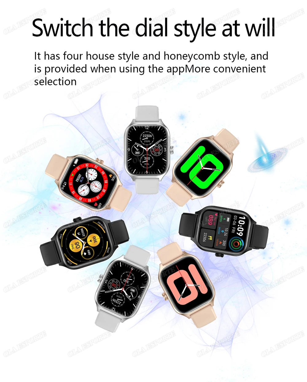 2025 Smart Watch Android IOS Phone 2.01 Inch Color Screen Bluetooth Answer Call Fitness Watches Tracker Smartwatch Women Men