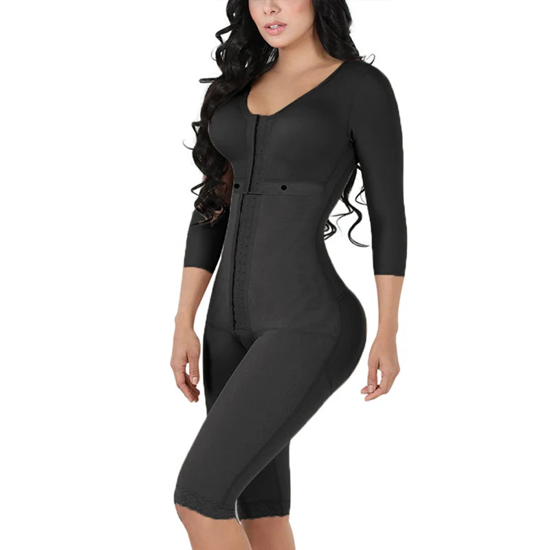 Fajas Colombianas Body Shaper Girdles for Women Tummy Control Post Surgery Compression Female Butt Lifter Shapewear Bodysuits